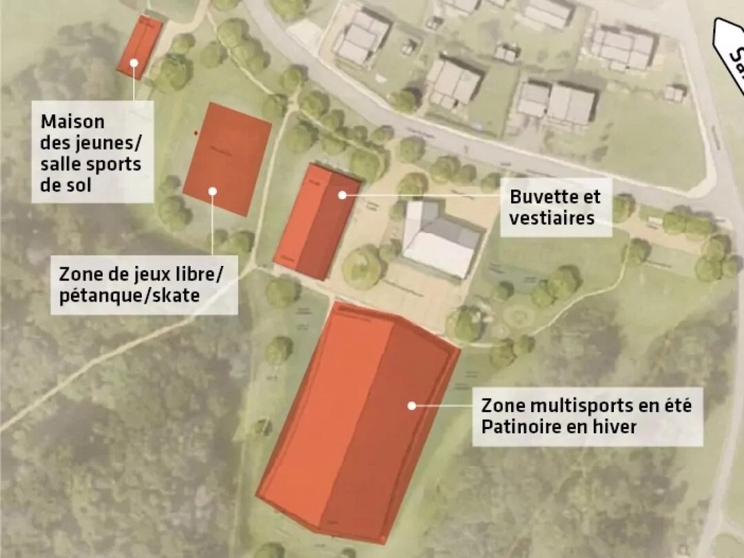 Plan d'ensemble de la Zone du Tinderet